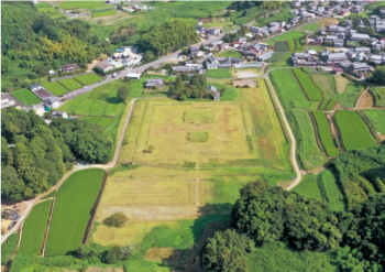 上空から撮影した写真