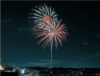 大輪の打ち上げ花火