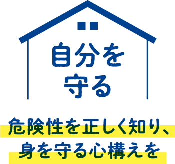危険性を正しく知り、身を守る心構えを
