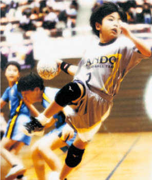 ハンドボールのプレイ