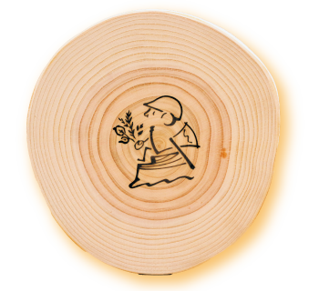 奈良の木こりコースター