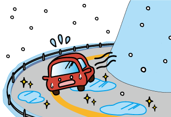 冬の交通事故に要注意!