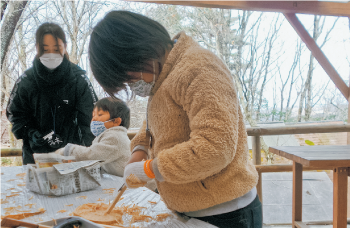 野外活動の様子