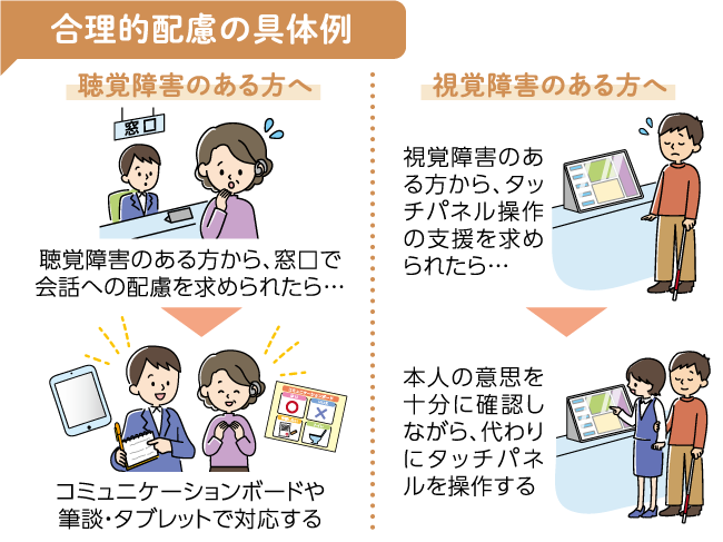 合理的配慮の例