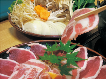 鴨猪雉（かしき）鍋