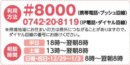 こども救急電話番号
