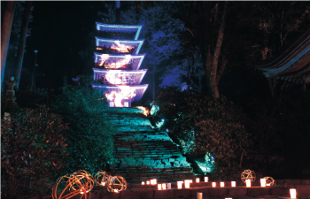 室生寺紅葉ライトアップ