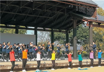あおぞら吹奏楽！様子2