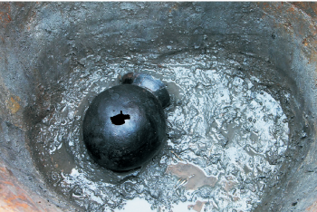 曽我遺跡 土師器甕出土状況