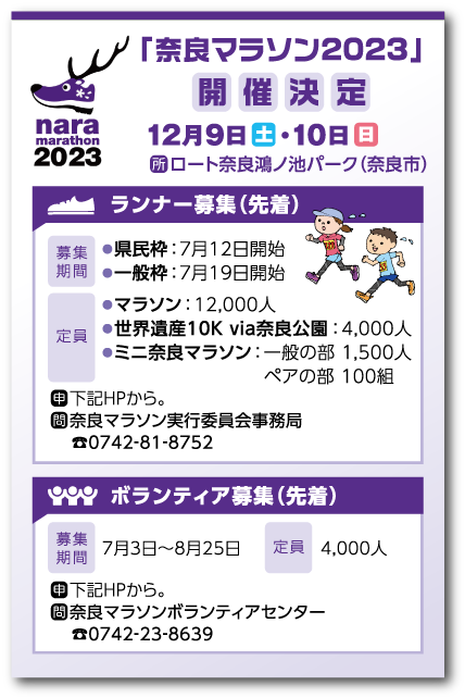 「奈良マラソン2023」開催決定