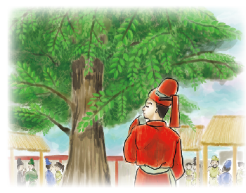 東の市の樹イラスト