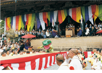蓮華会・蛙飛び行事