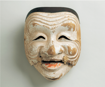 ≪白色尉面(摩多羅神面)≫談山神社蔵画像