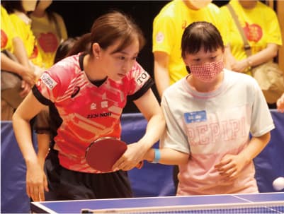 石川佳純47都道府県サンクスツアーin奈良1