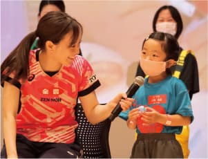 石川佳純47都道府県サンクスツアーin奈良2