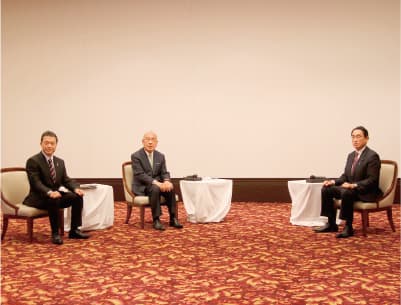 岸田首相と知事が懇談1