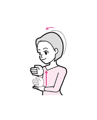 手話イラスト（ありがとう、感謝、お礼）