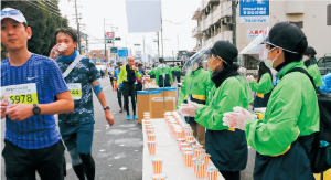 奈良マラソン2021 給水所