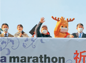 奈良マラソン2021 せんとくん