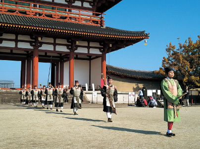 みつきうまし祭り　衛士隊の再現