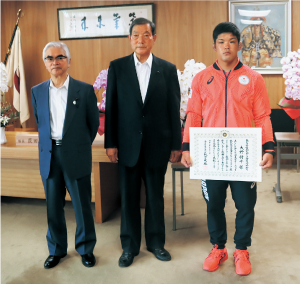 金メダリスト大野将平選手を表彰3