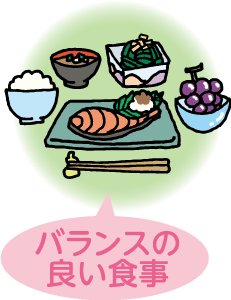 バランスの良い食事