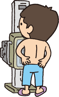 レントゲン検査イラスト