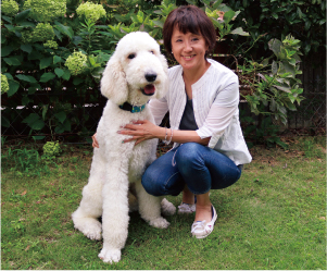 犬を預かっている画像