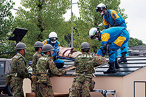 大和川水系総合水防演習・県防災総合訓練1