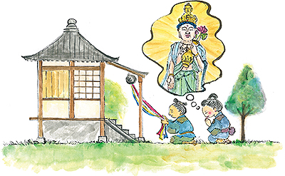 守目堂の由来イラスト