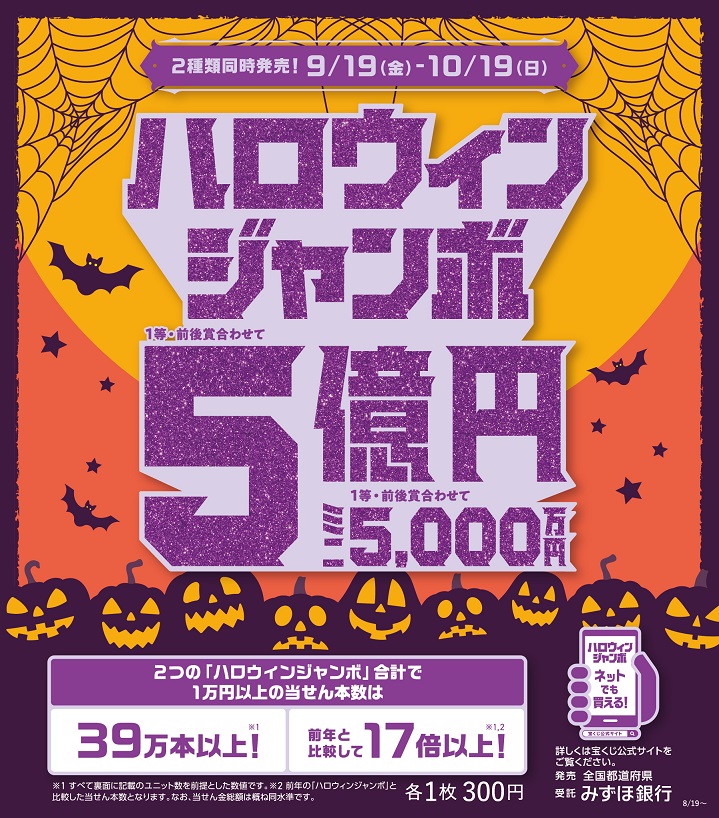 宝くじチラシ表