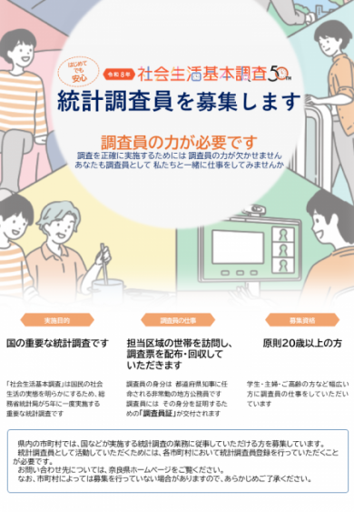 募集チラシ（表）