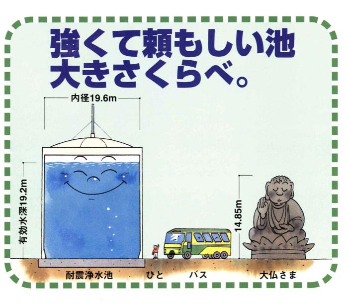 強くて頼もしい池 大きさくらべ