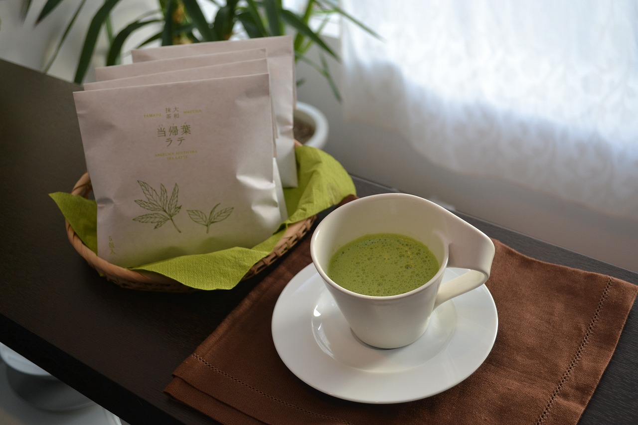 大和抹茶当帰葉ラテの画像