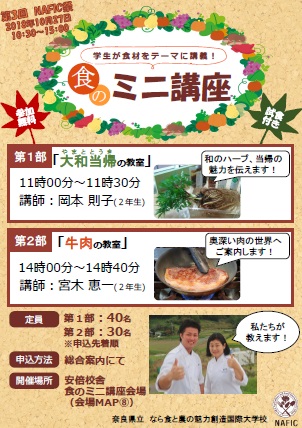 第3回 NAFIC祭チラシ