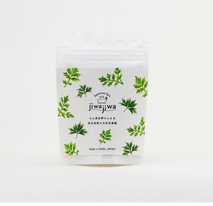 jiwajiwa（じわじわ）「お風呂のハーブ」 なら深吉野よもぎ・奈良高取の大和当帰葉