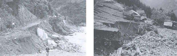 伊勢湾台風による被害