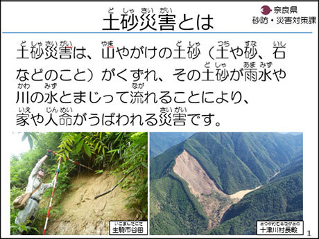 土砂災害のメカニズム