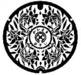 上牧町のマンホール蓋デザイン