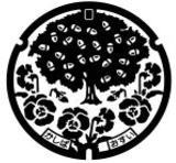 香芝市のマンホール蓋デザイン