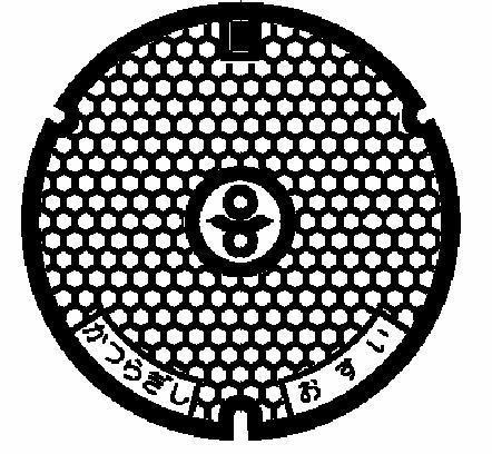 葛城市のマンホール蓋デザイン