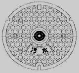 河合町のマンホール蓋デザイン