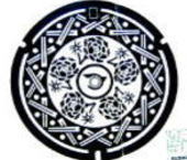 下市町のマンホール蓋デザイン