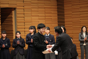 作文コンクール表彰式5