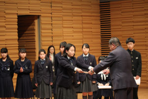 作文コンクール表彰式6