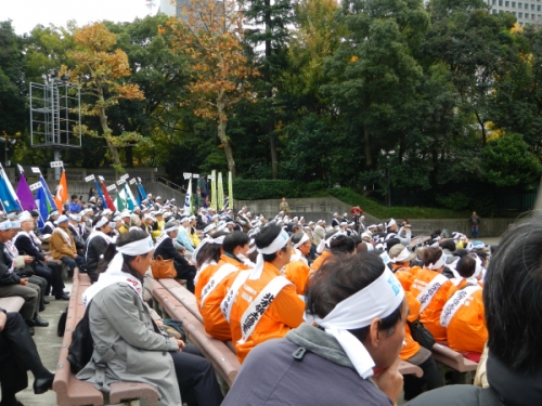 北方領土返還要求中央アピール行動の様子2