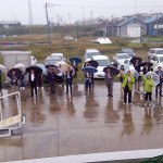 根室港にて見送り3