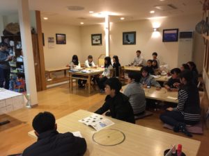 元島民の方の講演の様子1