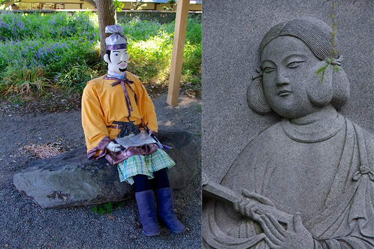 上宮遺跡公園の太子像