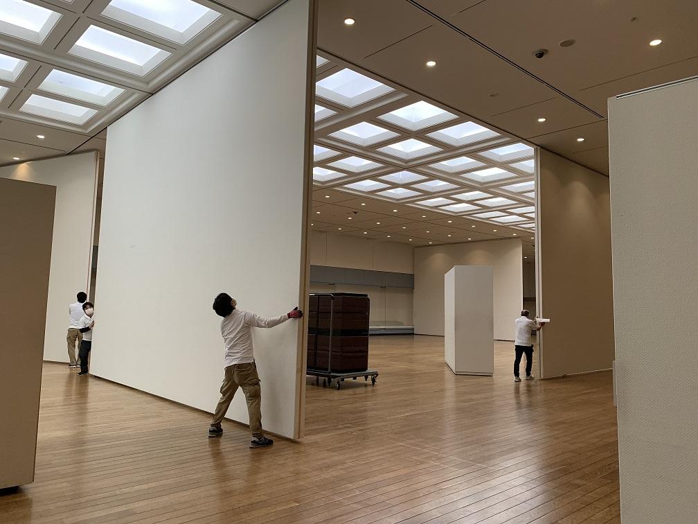 （写真2）展示室ができるまでの様子